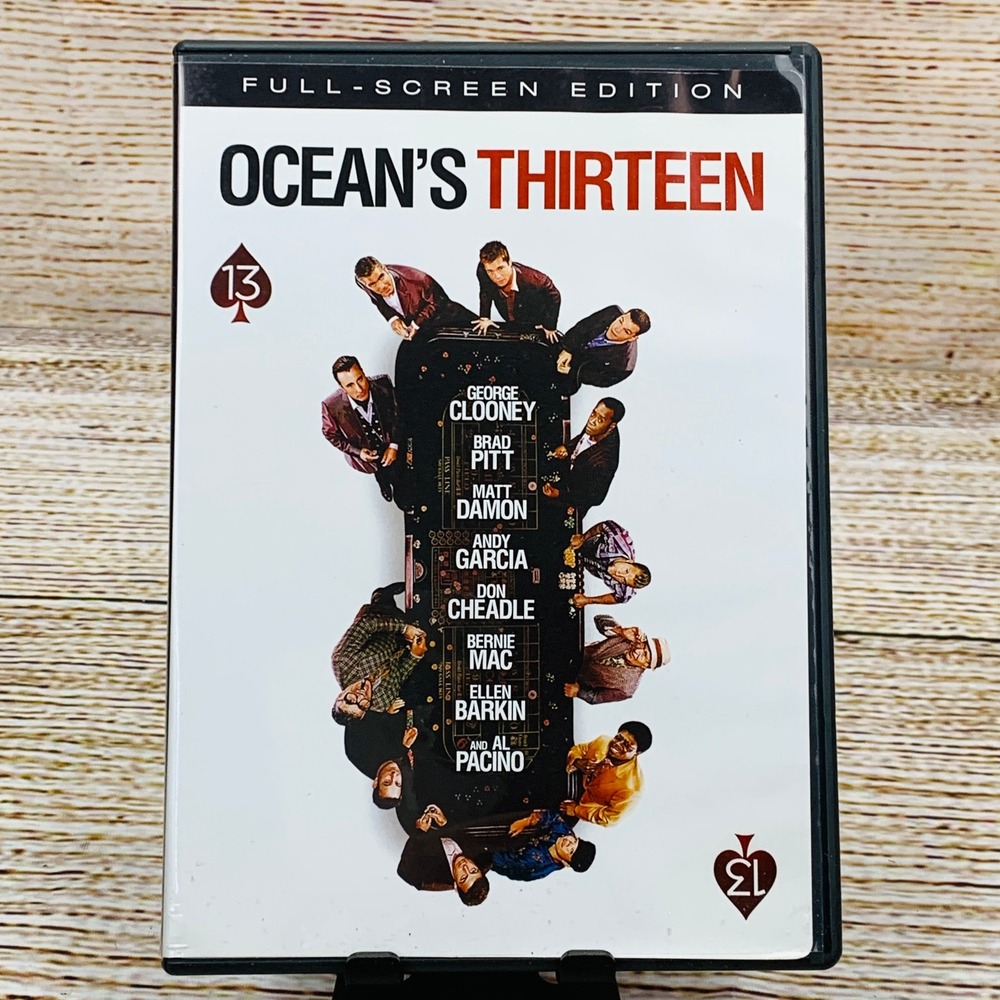 Ocean's Thirteen [2007 DVD] Full Screen Edition‎ George Clooney Brad Pitt Movie